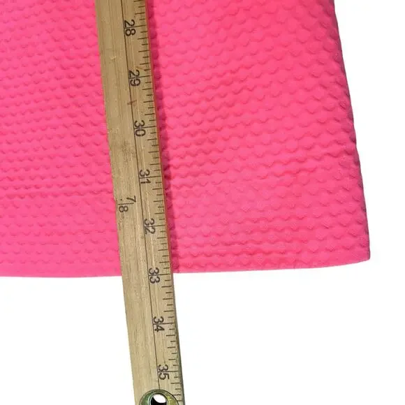 Lilly Pulitzer Pink Embroidered Sheath Dress Size 00 Cutout Back Zipper Lined - Picture 10 of 11